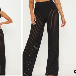 Mesh panel pant